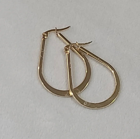 Small Oval Hoops